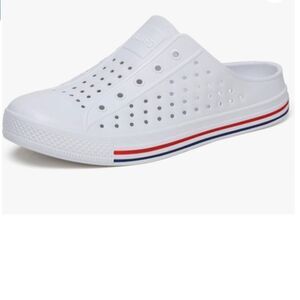 SAGUARO unisex Shoes Casual Slippers Unisex clogs, White, M9/W11 EU42, NWOT